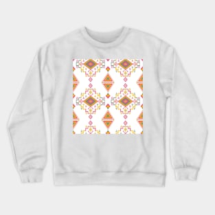 Colorful Ethnic Motifs Crewneck Sweatshirt